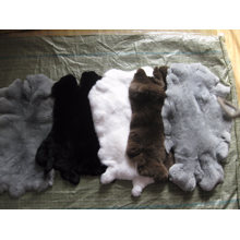 Dyed Color Factory Price Rabbit Fur for Garment